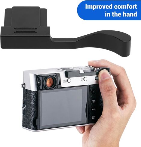 Camera Thumb Strap, Aluminum Alloy Metal Thumb Strap, Portable Hot Shoe Thumb Rest, Camera Accessories for X100VI, X100V, X100F, XE3, in Kuwait