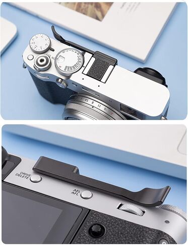 Camera Thumb Strap, Aluminum Alloy Metal Thumb Strap, Portable Hot Shoe Thumb Rest, Camera Accessories for X100VI, X100V, X100F, XE3, in Kuwait