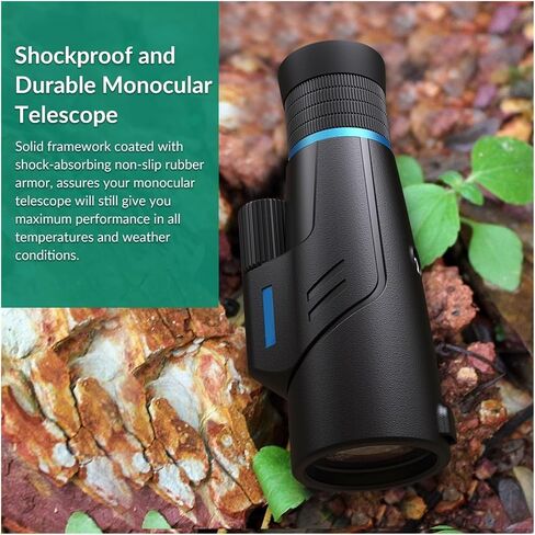 Premium Monocular Telescope with High Zoom - Perfect for Outdoor Adventures and Sharp Imaging in Saudi Arabia