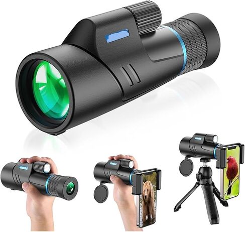 Premium Monocular Telescope with High Zoom - Perfect for Outdoor Adventures and Sharp Imaging in Saudi Arabia