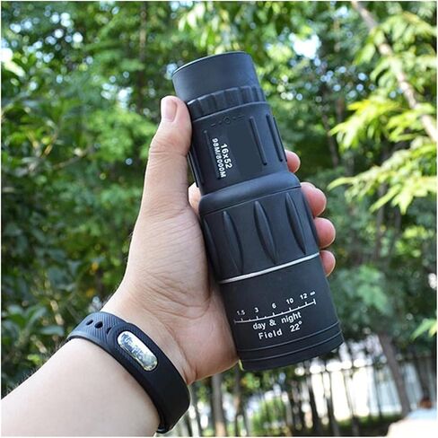 16x52 High Definition Monocular Telescope - Portable, Long Range, Sharp Images for Outdoor Sports, Camping, Travel in Saudi Arabia
