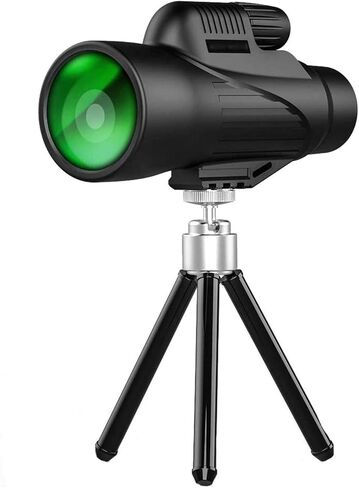 12x50 تلسكوب أحادي المقاوم للماء لمشاهدة الطيور - عدسة PRISM Compact و BAK4 ومحول الهواتف الذكية وترايبود جاهزة in Saudi Arabia