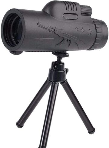20x40 High Power Binoculars: Compact Monocular Telescope with BAK4 Prism, Smartphone Adapter, and Tripod for Adults in Saudi Arabia