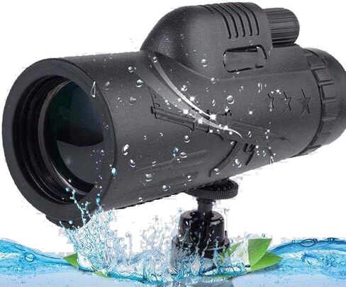 20x40 High Power Binoculars: Compact Monocular Telescope with BAK4 Prism, Smartphone Adapter, and Tripod for Adults in Saudi Arabia