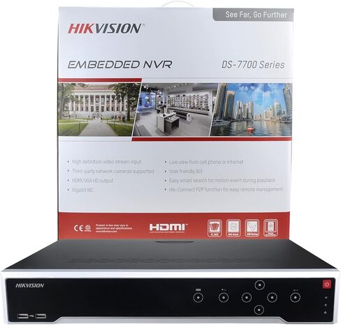 4K 32CH NVR DS-7732NXI-I4/16P/S 32 Recorder Poe Network Recorder ، قابس وتشغيل مضمن ، تسجيل دقة 12MP متكاملة (يمكن تحديث البرامج الثابتة) (HDD غير متضمن) in Kuwait