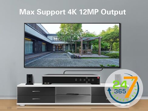 4K 32CH NVR DS-7732NXI-I4/16P/S 32 Recorder Poe Network Recorder ، قابس وتشغيل مضمن ، تسجيل دقة 12MP متكاملة (يمكن تحديث البرامج الثابتة) (HDD غير متضمن) in Kuwait