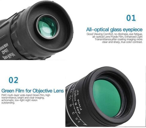 تحديث أحدث تلسكوب صحي للأطفال 40 * 60 تلسكوب أحادي المقاومة للماء التكبير المحمولة Nighttelescope للتخييم الرياضي في الهواء الطلق in Saudi Arabia