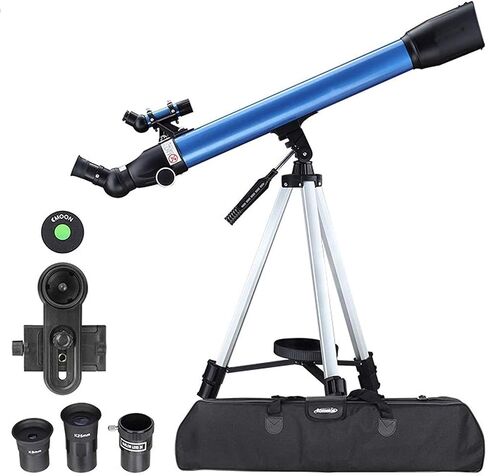 Telescope 700mm Focal Length 234X Magnification Astronomy Refractor Telescopes with Tripod Smartphone Adapter Backpack in Saudi Arabia