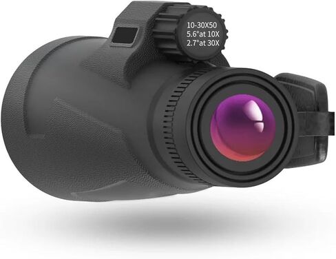 10-30X50 Zoom Monocular Telescope - Long Range Spotting Scope with HD Eyeglass for Birdwatching, Camping, and Tourism in Saudi Arabia