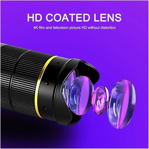 4K Professional Telescope Monocular with 32x Zoom - HD Zoom Phone Lens Camera Telephoto, Metal Tripod, Ideal for Tourism and Camping, Ensures Sharp Images in Saudi Arabia