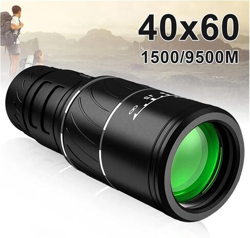 HD Professional Monocular Binoculars, Long Range, Portable Telescope for Hunting, Bird Watching - Sharp Images in Saudi Arabia