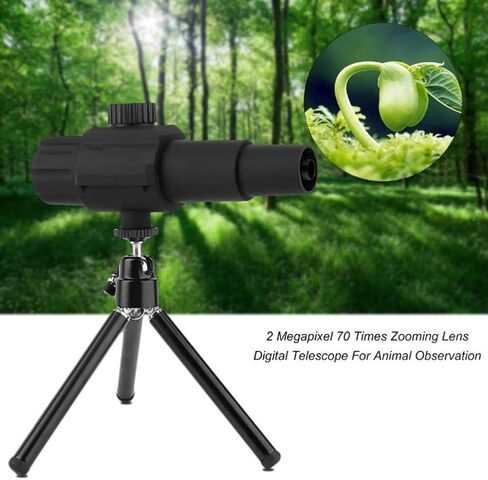 High Power Smart Digital USB Telescope Monocular - 70X HD with 2.0MP Monitor for Photography and Videotaping in Saudi Arabia