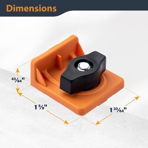 Powertec 72378 T-TRACH INLINE و Short Stop Kit ، FIT Universal ، T Track Stop Block لأشغال T-TRACK ، والرمل ، والتوجيه ، 4pk in Saudi Arabia