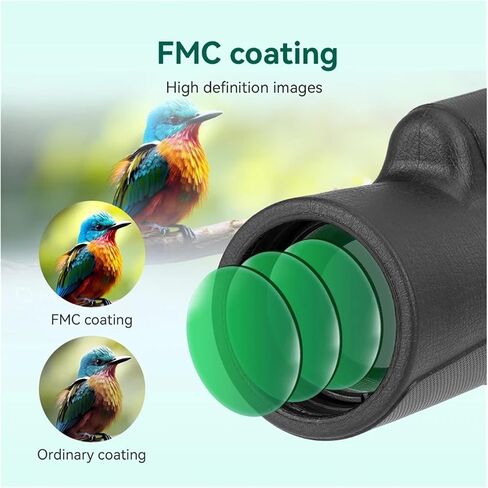 تلسكوب أحادي 8x42/10x42 مع ارتفاع التكبير - PAK4 PRISM و FMC - يشمل ترايبود لعشاق في الهواء الطلق - جودة صورة واضحة in Saudi Arabia