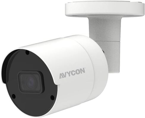 Avycon Lite Series AVC-NLB51F28 BULLET H.265+ 5MP IP POE ثابتة 2.8 مم عدسة حقيقية WDR IP67 SLOPHONE و MICROSD in Saudi Arabia