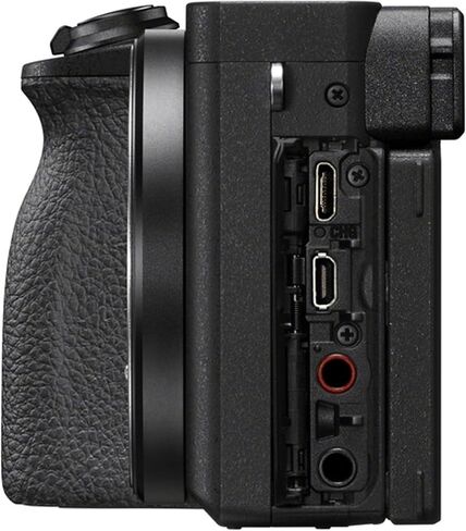 Sony a6600 APS-C Exmor CMOS Sensor, 24MP Mirrorless Camera with 18-135mm Lens,LED Light, Microphone, 128GB Extreme Speed, U-Grip, Filters, Tripod, Case, Software, & More – Pro Video Bundle (38pc) in Saudi Arabia