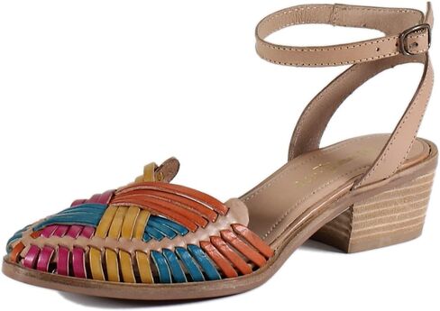 Diba True Womens Shootin Star Star Strap Sandals عرضية منخفضة منخفضة الكعب 1-2 " - Beige ، Multi in Kuwait