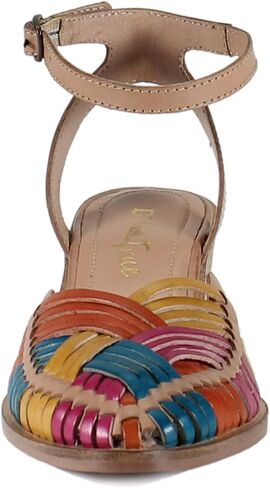 Diba True Womens Shootin Star Star Strap Sandals عرضية منخفضة منخفضة الكعب 1-2 " - Beige ، Multi in Kuwait