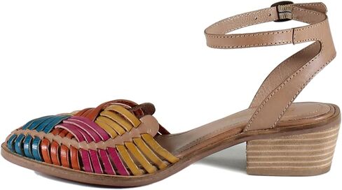 Diba True Womens Shootin Star Star Strap Sandals عرضية منخفضة منخفضة الكعب 1-2 " - Beige ، Multi in Kuwait