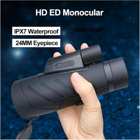 12x50 ED Telescope أحادي - PAK4 PRISM ، FMC المطلي ، مقاوم للماء ، قوي للصيد ، المشي لمسافات طويلة ، والسفر ، صور واضحة in Saudi Arabia