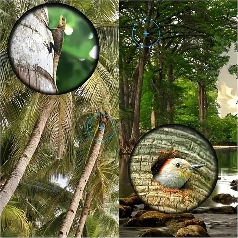 16x52 Powerful Zoom Monocular Telescope Binoculars - Long Range Night Vision Spyglass for Outdoor, Camping, Bird Watching, and Wildlife Observation in Saudi Arabia