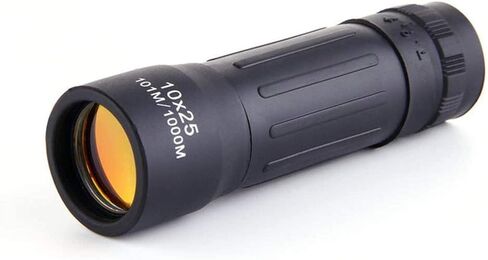 10 × 25 تلسكوبًا أحاديًا صغيرًا مع عدسة BAK4 PRISM - مضغوطة ، محمولة لمشاهدة الطيور ، المسرح ، الحفلات الموسيقية ، الألعاب الرياضية in Saudi Arabia