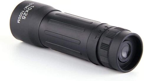 10 × 25 تلسكوبًا أحاديًا صغيرًا مع عدسة BAK4 PRISM - مضغوطة ، محمولة لمشاهدة الطيور ، المسرح ، الحفلات الموسيقية ، الألعاب الرياضية in Saudi Arabia