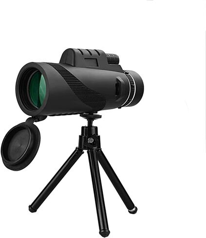 40 × 60 تلسكوب أحادي HD HD HD HD مع حامل الهواتف الذكية وترايبود - تكبير ، مقاوم للماء ، نطاق إضاءة منخفضة للطيور والتخييم in Saudi Arabia
