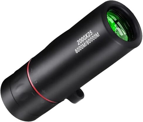 2000x25 HD Monocular Telescope with Phone Camera Adapter - Ideal for Bird Watching, Hunting, Hiking, Camping, Wildlife - Sharp Images in Saudi Arabia