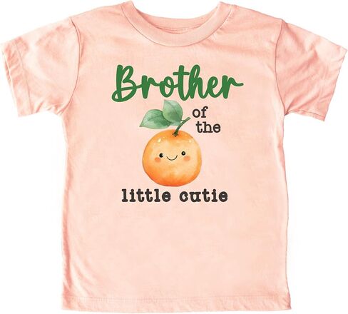 One Little Cutie Orange Theme Birthday Bodysuit & Matching Family Birthday Shirts-Sold Individually in Saudi Arabia