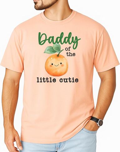 One Little Cutie Orange Theme Birthday Bodysuit & Matching Family Birthday Shirts-Sold Individually in Saudi Arabia