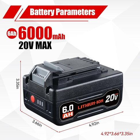 20V MAX 5.0AH استبدال بطارية الليثيوم متوافقة مع كابل Porter PCC680L PCC685L مع أدوات الطاقة اللاسلكية 20V Cable 20V in Kuwait