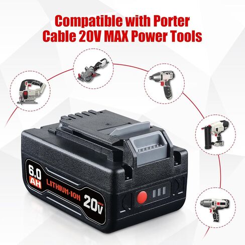 20V MAX 5.0AH استبدال بطارية الليثيوم متوافقة مع كابل Porter PCC680L PCC685L مع أدوات الطاقة اللاسلكية 20V Cable 20V in Kuwait