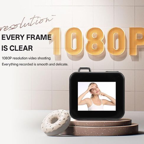 BEWINNER 1080P DIGITAL CAMERA 48MP مع شاشة LCD 1.77 بوصة ، كاميرا فيديو رجعية مع حصة فورية OTG ، 6 مرشحات ، تسجيل حلقة ، مثالية للطلاب ، المراهقين ، السفر (KHAKI BROWN) in Kuwait