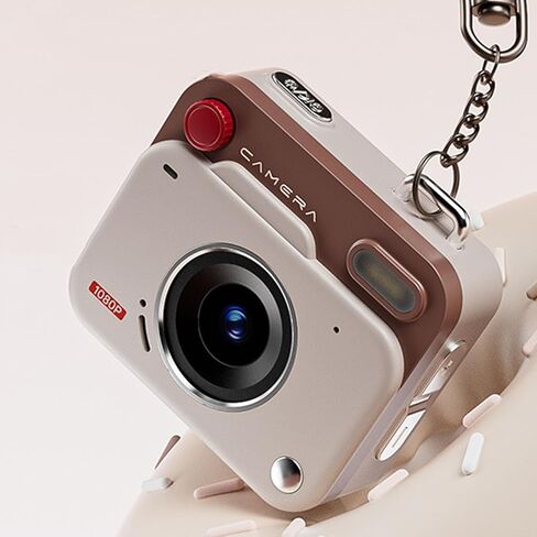 BEWINNER 1080P DIGITAL CAMERA 48MP مع شاشة LCD 1.77 بوصة ، كاميرا فيديو رجعية مع حصة فورية OTG ، 6 مرشحات ، تسجيل حلقة ، مثالية للطلاب ، المراهقين ، السفر (KHAKI BROWN) in Kuwait