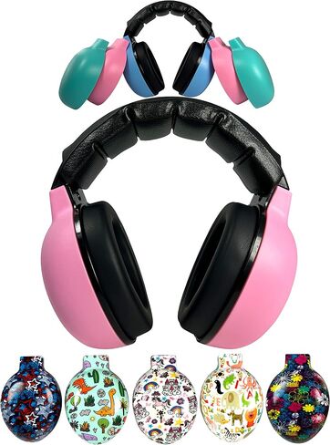 ZIPZ Baby & Toddler Earmuffs - Baby Headphones for Noise - ANSI-Certified Toddler Ear Protection - Safe for Baby’s Soft Spot in Saudi Arabia