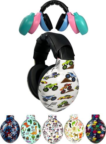 ZIPZ Baby & Toddler Earmuffs - Baby Headphones for Noise - ANSI-Certified Toddler Ear Protection - Safe for Baby’s Soft Spot in Saudi Arabia