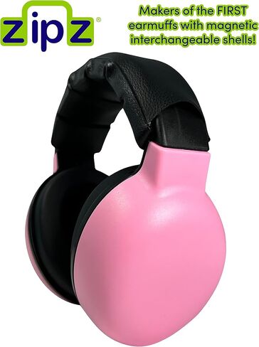 ZIPZ Baby & Toddler Earmuffs - Baby Headphones for Noise - ANSI-Certified Toddler Ear Protection - Safe for Baby’s Soft Spot in Saudi Arabia
