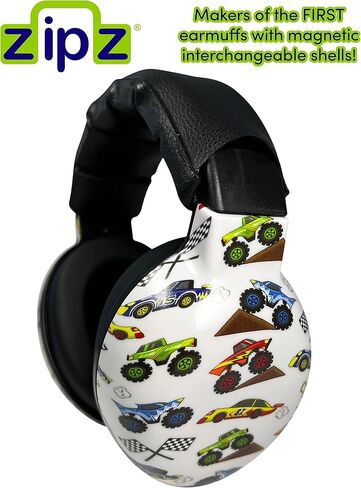 ZIPZ Baby & Toddler Earmuffs - Baby Headphones for Noise - ANSI-Certified Toddler Ear Protection - Safe for Baby’s Soft Spot in Saudi Arabia