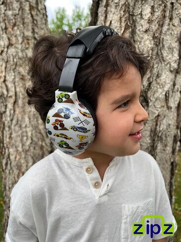 ZIPZ Baby & Toddler Earmuffs - Baby Headphones for Noise - ANSI-Certified Toddler Ear Protection - Safe for Baby’s Soft Spot in Saudi Arabia