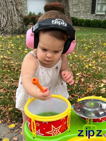 ZIPZ Baby & Toddler Earmuffs - Baby Headphones for Noise - ANSI-Certified Toddler Ear Protection - Safe for Baby’s Soft Spot in Saudi Arabia