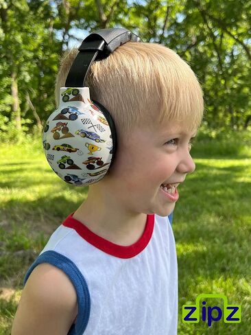 ZIPZ Baby & Toddler Earmuffs - Baby Headphones for Noise - ANSI-Certified Toddler Ear Protection - Safe for Baby’s Soft Spot in Saudi Arabia