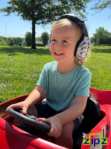 ZIPZ Baby & Toddler Earmuffs - Baby Headphones for Noise - ANSI-Certified Toddler Ear Protection - Safe for Baby’s Soft Spot in Saudi Arabia