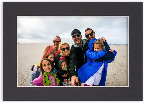 13x19 حصيرة لـ 18x24 الإطار - Precut Mat Board Board Black 13x19 Photo Matte مصنوعة لتناسب إطار صورة 18x24 ، لوحة متميزة للصور العائلية ، مجموعات العرض ، الفن ، تأطير الصور ، حزمة 1 حصيرة in Saudi Arabia