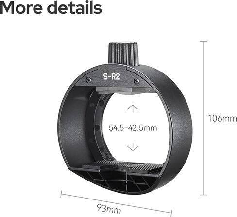محول إكسسوارات رأس Godox S-R2 مع ملحقات رأس AK-R1 مستديرة لجودوكس AD200PRO II AD200 PRO ، V860III ، TT685II ، TT520II ، متوافق مع Canon مع Nikon مع Sony Camera SPEDLIGHT in Saudi Arabia