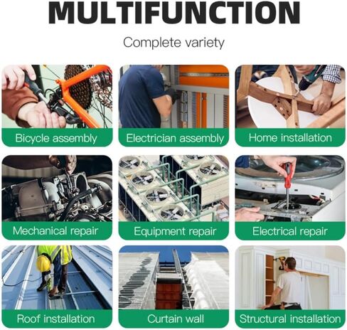 HUHAO Impact Driver Bit Set, 27-Piece S2 Steel Screwdriver Power Bit Set,Magnetic Screwdriver Bit Set,Include Sleeve,Extension Rod, Hole Opener, Impact Drill Bit Set with Storage Box in Saudi Arabia