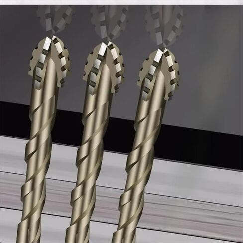 3pcs كربيد كربيد sawtooth الحفر غريب الأطوار ، سداسي سداسي للبلاط السيراميك ، الحديد الزهر ، الزجاج ، الرخام ، الخرسانة ، أداة الحفر الجاف in Kuwait