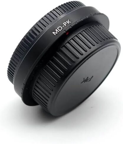 MD to PK Lens Mount Adapter Ring with Optical Glass and Lens Cap for Minolta MD Lens to PK Mount Camera in Saudi Arabia