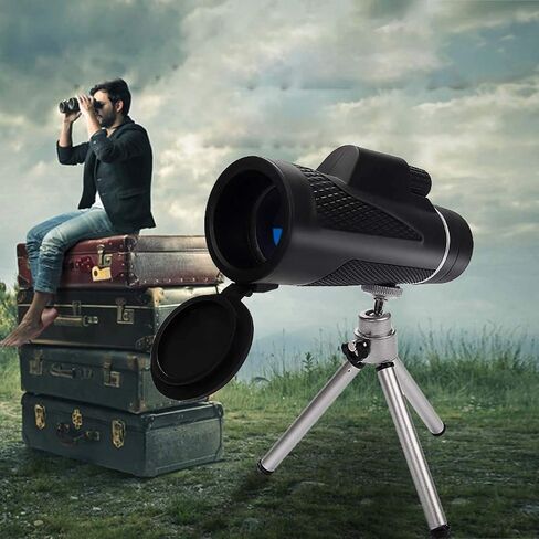 10 × 42 تلسكوب أحادي الدقة عالي الدقة مع مقطع الهاتف المحمول وترايبود - مناظير محمولة لمشاهدة الطيور والأنشطة في الهواء الطلق in Saudi Arabia
