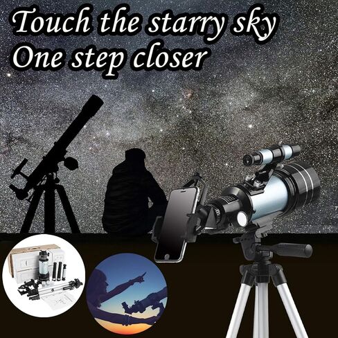 تلسكوب علم الفلك للأطفال البالغين 70 ملم تلسكوب راكتر الفلكي مع Tripod & Scope Profession in Saudi Arabia